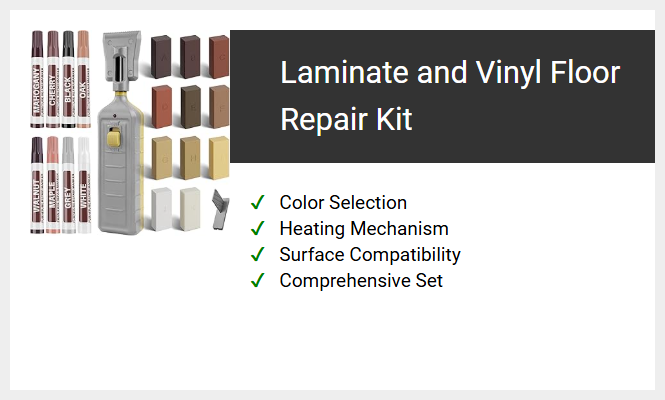 Laminate and Vinyl Floor Repair Kit