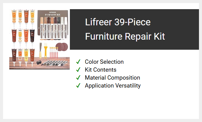 Lifreer 39-Piece Furniture Repair Kit