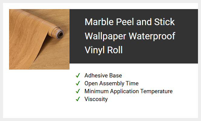 Marble Peel and Stick Wallpaper Waterproof Vinyl Roll