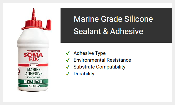 Marine Grade Silicone Sealant & Adhesive