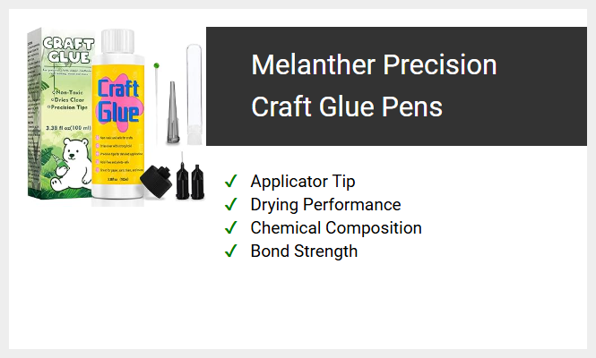 Melanther Precision Craft Glue Pens