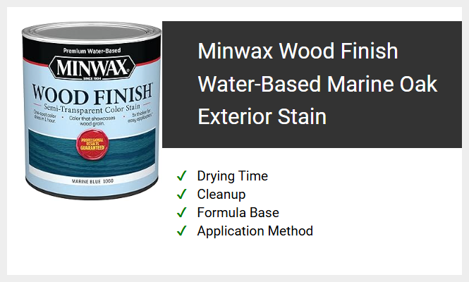 Minwax Wood Finish Water-Based Marine Oak Exterior Stain
