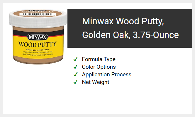Minwax Wood Putty, Golden Oak, 3.75-Ounce