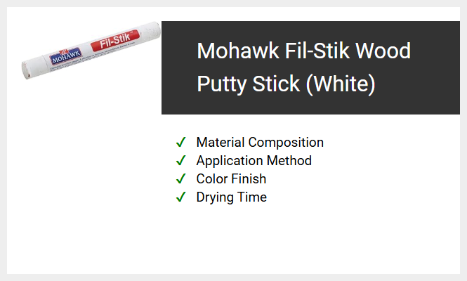 Mohawk Fil-Stik Wood Putty Stick (White)