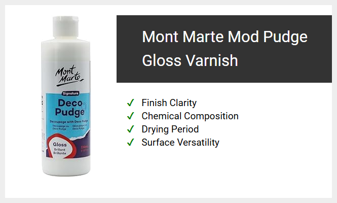 Mont Marte Mod Pudge Gloss Varnish
