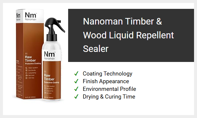 Nanoman Timber & Wood Liquid Repellent Sealer