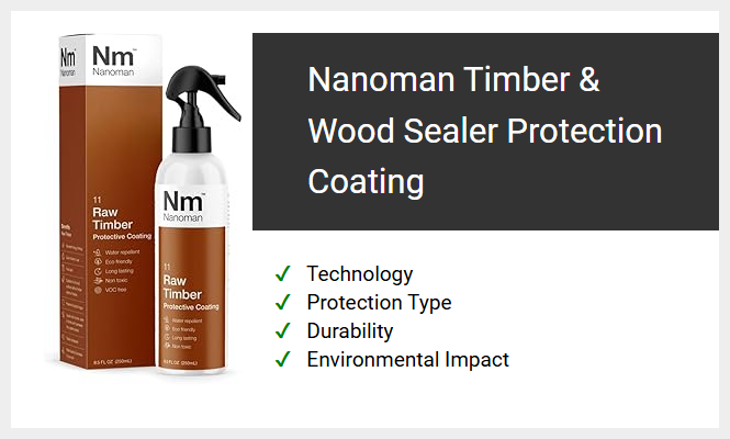 Nanoman Timber & Wood Sealer Protection Coating