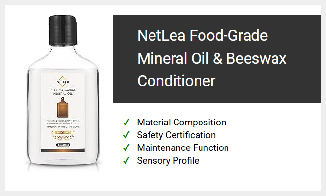 NetLea Food-Grade Mineral Oil & Beeswax Conditioner