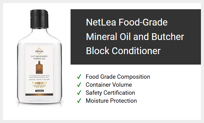 NetLea Food-Grade Mineral Oil and Butcher Block Conditioner