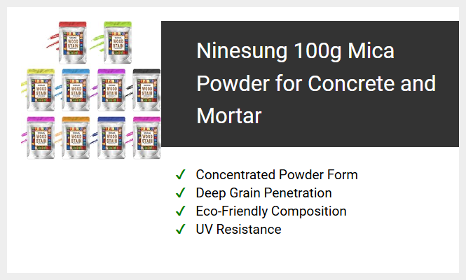 Ninesung 100g Mica Powder for Concrete and Mortar