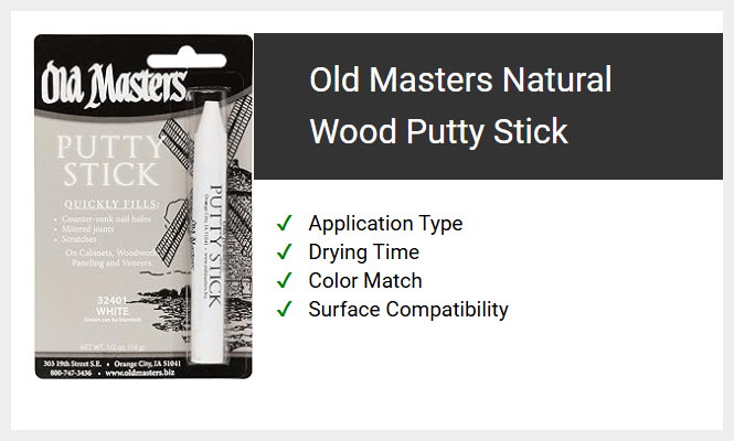 Old Masters Natural Wood Putty Stick