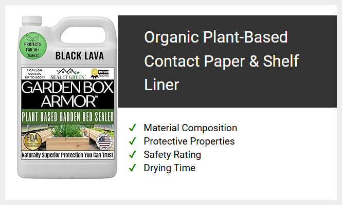 Organic Plant-Based Contact Paper & Shelf Liner