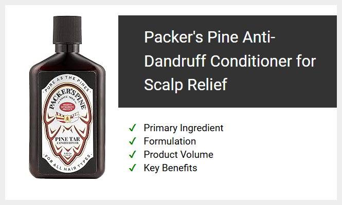 Packer's Pine Anti-Dandruff Conditioner for Scalp Relief