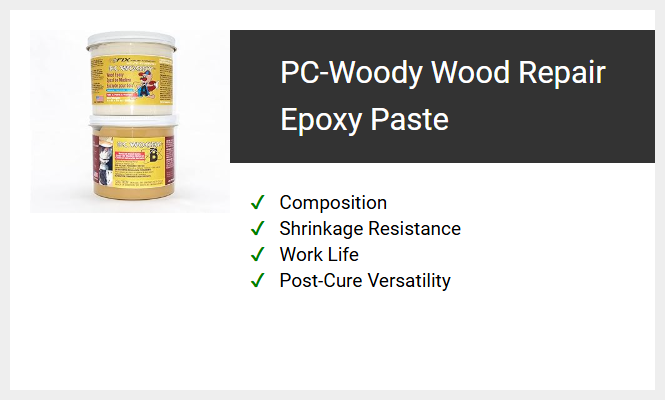 PC-Woody Wood Repair Epoxy Paste