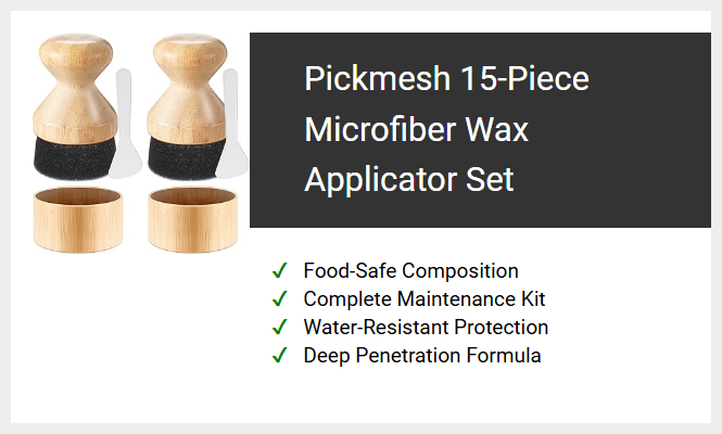 Pickmesh 15-Piece Microfiber Wax Applicator Set