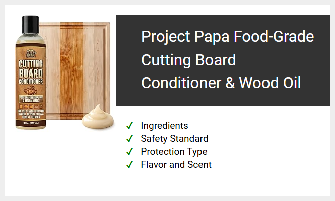 Project Papa Food-Grade Cutting Board Conditioner & Wood Oil