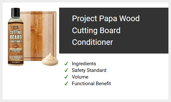 Project Papa Wood Cutting Board Conditioner