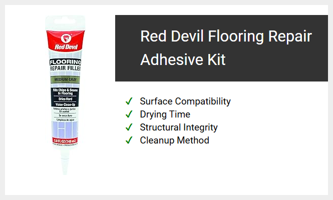 Red Devil Flooring Repair Adhesive Kit