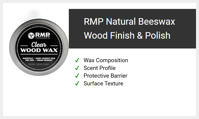 RMP Natural Beeswax Wood Finish & Polish