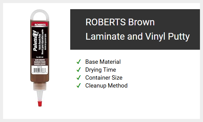 ROBERTS Brown Laminate & Vinyl Putty