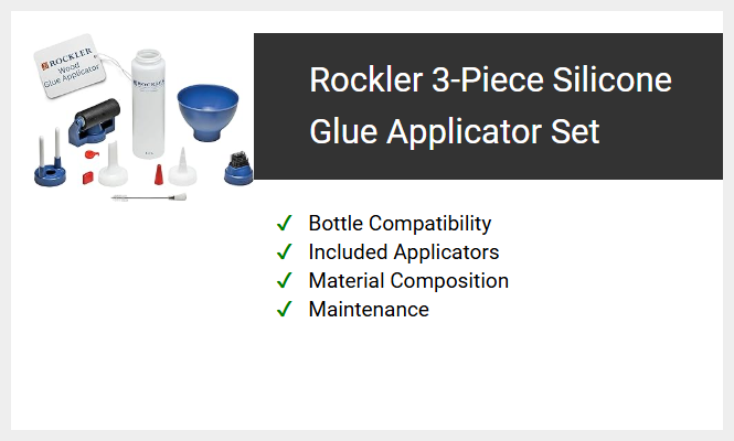 Rockler 3-Piece Silicone Glue Applicator Set