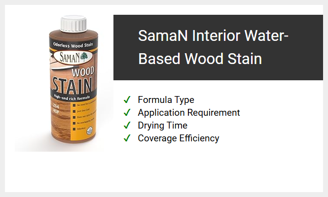 SamaN Interior Water-Based Wood Stain