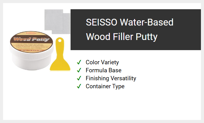 SEISSO Water-Based Wood Filler Putty