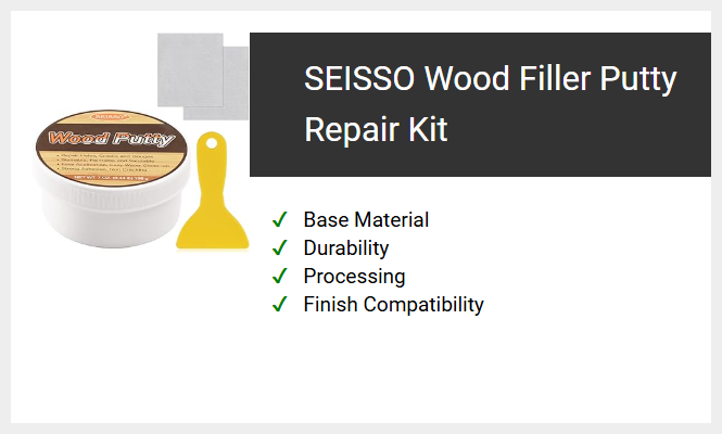 SEISSO Wood Filler Putty Repair Kit