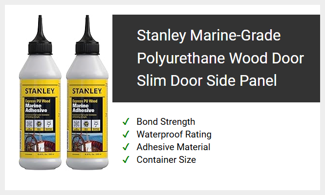 Stanley Marine-Grade Polyurethane Wood Door Slim Door Side Panel