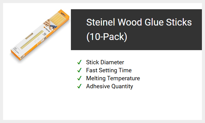 Steinel Wood Glue Sticks (10-Pack)
