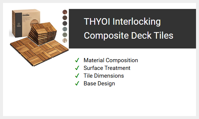 THYOI Interlocking Composite Deck Tiles
