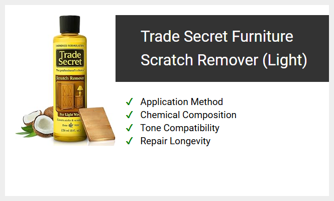 Trade Secret Furniture Scratch Remover (Light)