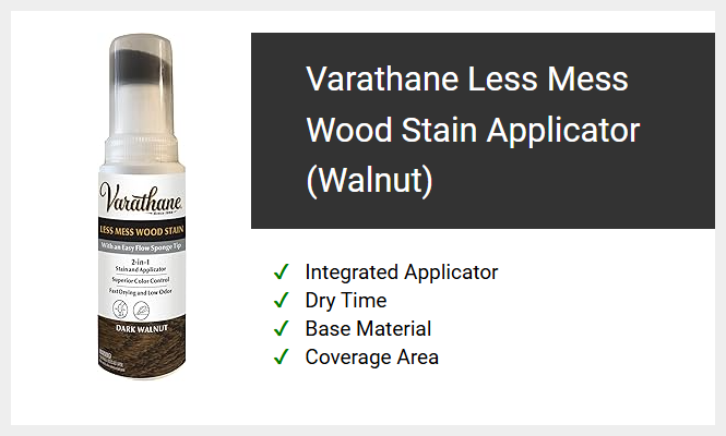 Varathane Less Mess Wood Stain Applicator (Walnut)