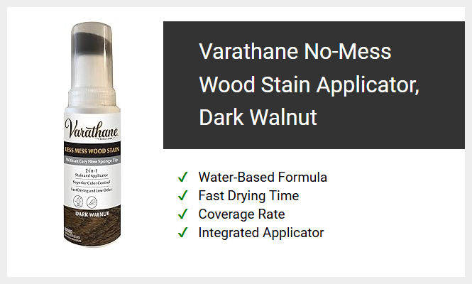 Varathane No-Mess Wood Stain Applicator, Dark Walnut
