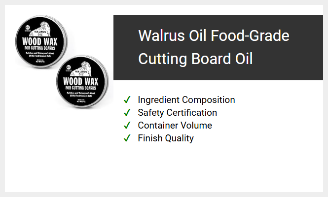 Walrus Oil Food-Grade Cutting Board Oil