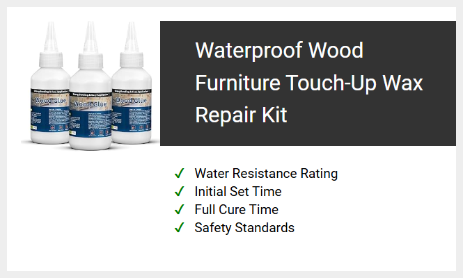 Waterproof Wood Furniture Touch-Up Wax Repair Kit