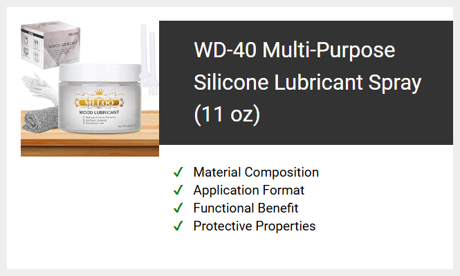 WD-40 Multi-Purpose Silicone Lubricant Spray (11 oz)