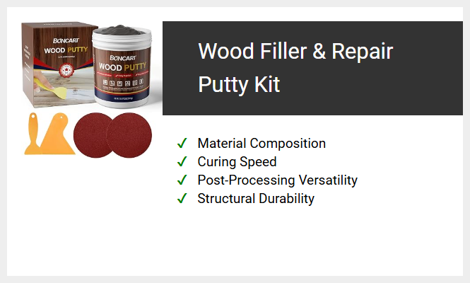 Wood Filler & Repair Putty Kit