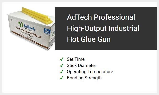 AdTech Professional High-Output Industrial Hot Glue Gun