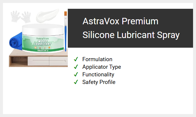 AstraVox Premium Silicone Lubricant Spray