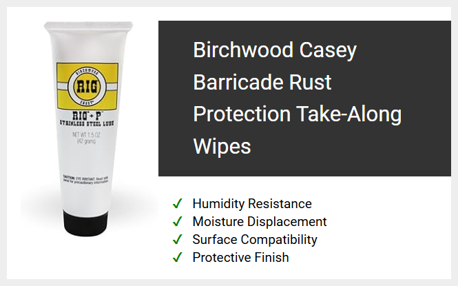 Birchwood Casey Barricade Rust Protection Take-Along Wipes