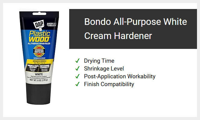 Bondo All-Purpose White Cream Hardener