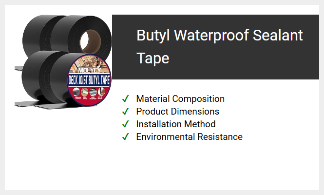 Butyl Waterproof Sealant Tape