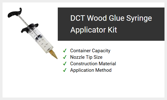 DCT Wood Glue Syringe Applicator Kit