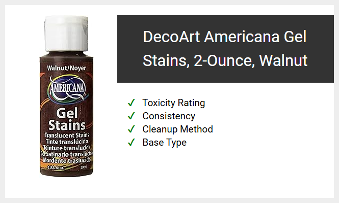 DecoArt Americana Gel Stains, 2-Ounce, Walnut
