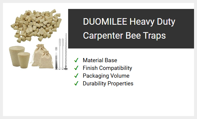 DUOMILEE Heavy Duty Carpenter Bee Traps