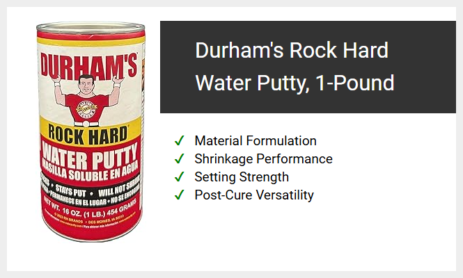 Durham's Rock Hard Water Putty, 1-Pound