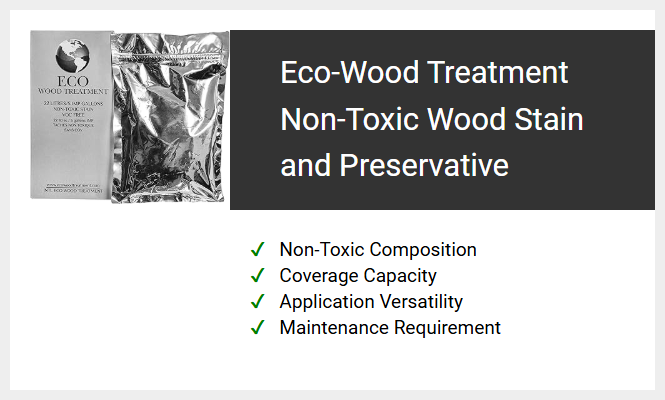 Eco-Wood Treatment Non-Toxic Wood Stain and Preservative