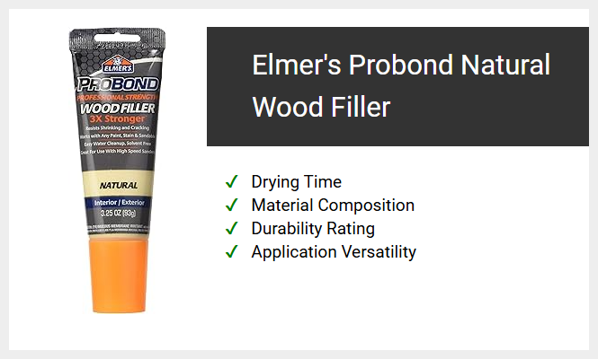 Elmer's Probond Natural Wood Filler