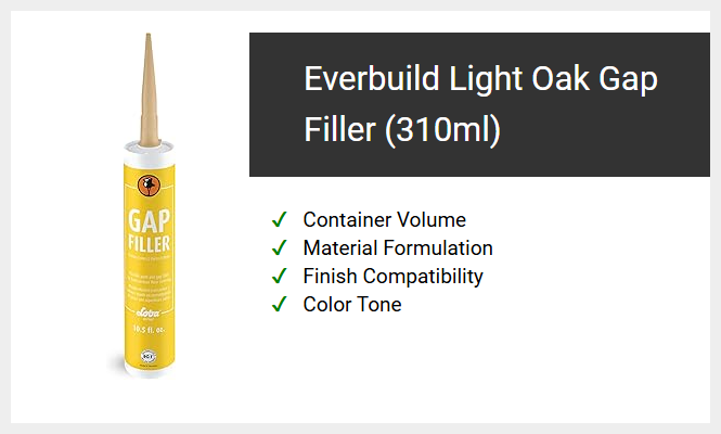 Everbuild Light Oak Gap Filler (310ml)